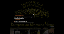 Desktop Screenshot of liquoristerie-provence.fr